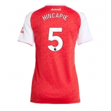 Arsenal Piero Hincapie #5 Thuis tenue Dames 2025-26 Korte Mouwen
