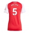 Arsenal Piero Hincapie #5 Thuis tenue Dames 2025-26 Korte Mouwen