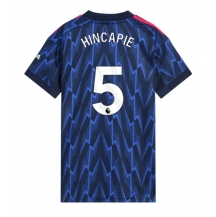 Arsenal Piero Hincapie #5 Uit tenue Dames 2025-26 Korte Mouwen