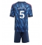 Arsenal Piero Hincapie #5 Uit tenue Kids 2025-26 Korte Mouwen (+ broek)