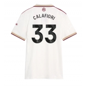 Arsenal Riccardo Calafiori #33 Derde tenue Dames 2025-26 Korte Mouwen
