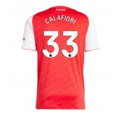 Arsenal Riccardo Calafiori #33 Thuis tenue 2025-26 Korte Mouwen