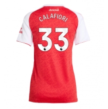 Arsenal Riccardo Calafiori #33 Thuis tenue Dames 2025-26 Korte Mouwen