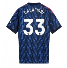 Arsenal Riccardo Calafiori #33 Uit tenue 2025-26 Korte Mouwen