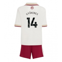 Arsenal Viktor Gyokeres #14 Derde tenue Kids 2025-26 Korte Mouwen (+ broek)
