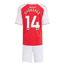 Arsenal Viktor Gyokeres #14 Thuis tenue Kids 2025-26 Korte Mouwen (+ broek)