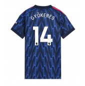 Arsenal Viktor Gyokeres #14 Uit tenue Dames 2025-26 Korte Mouwen