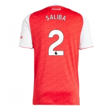 Arsenal William Saliba #2 Thuis tenue 2025-26 Korte Mouwen