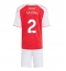 Arsenal William Saliba #2 Thuis tenue Kids 2025-26 Korte Mouwen (+ broek)