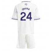 Aston Villa Amadou Onana #24 Derde tenue Kids 2025-26 Korte Mouwen (+ broek)