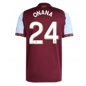 Aston Villa Amadou Onana #24 Thuis tenue 2025-26 Korte Mouwen
