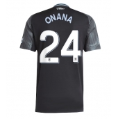 Aston Villa Amadou Onana #24 Uit tenue 2025-26 Korte Mouwen