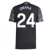 Aston Villa Amadou Onana #24 Uit tenue 2025-26 Korte Mouwen