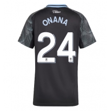 Aston Villa Amadou Onana #24 Uit tenue Dames 2025-26 Korte Mouwen