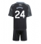Aston Villa Amadou Onana #24 Uit tenue Kids 2025-26 Korte Mouwen (+ broek)