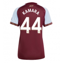Aston Villa Boubacar Kamara #44 Thuis tenue Dames 2025-26 Korte Mouwen