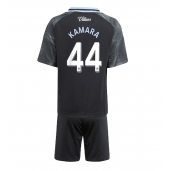 Aston Villa Boubacar Kamara #44 Uit tenue Kids 2025-26 Korte Mouwen (+ broek)