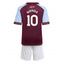Aston Villa Emiliano Buendia #10 Thuis tenue Kids 2025-26 Korte Mouwen (+ broek)