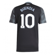Aston Villa Emiliano Buendia #10 Uit tenue 2025-26 Korte Mouwen