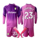 Aston Villa Emiliano Martinez #23 Keeper Derde tenue Kids 2025-26 Lange Mouwen (+ broek)