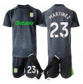 Aston Villa Emiliano Martinez #23 Keeper Thuis tenue Kids 2025-26 Korte Mouwen (+ broek)
