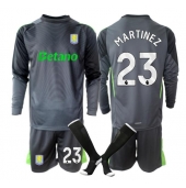 Aston Villa Emiliano Martinez #23 Keeper Thuis tenue Kids 2025-26 Lange Mouwen (+ broek)