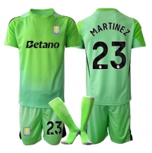 Aston Villa Emiliano Martinez #23 Keeper Uit tenue Kids 2025-26 Korte Mouwen (+ broek)