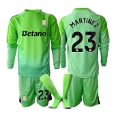 Aston Villa Emiliano Martinez #23 Keeper Uit tenue Kids 2025-26 Lange Mouwen (+ broek)