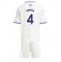 Aston Villa Ezri Konsa #4 Derde tenue Kids 2025-26 Korte Mouwen (+ broek)