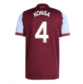 Aston Villa Ezri Konsa #4 Thuis tenue 2025-26 Korte Mouwen