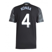 Aston Villa Ezri Konsa #4 Uit tenue 2025-26 Korte Mouwen