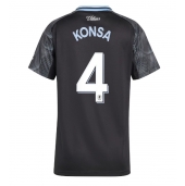 Aston Villa Ezri Konsa #4 Uit tenue Dames 2025-26 Korte Mouwen