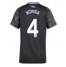 Aston Villa Ezri Konsa #4 Uit tenue Dames 2025-26 Korte Mouwen