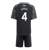 Aston Villa Ezri Konsa #4 Uit tenue Kids 2025-26 Korte Mouwen (+ broek)