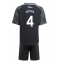 Aston Villa Ezri Konsa #4 Uit tenue Kids 2025-26 Korte Mouwen (+ broek)