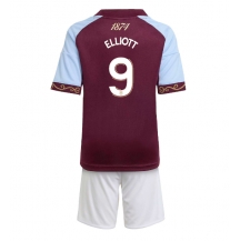 Aston Villa Harvey Elliott #9 Thuis tenue Kids 2025-26 Korte Mouwen (+ broek)