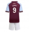 Aston Villa Harvey Elliott #9 Thuis tenue Kids 2025-26 Korte Mouwen (+ broek)