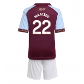 Aston Villa Ian Maatsen #22 Thuis tenue Kids 2025-26 Korte Mouwen (+ broek)