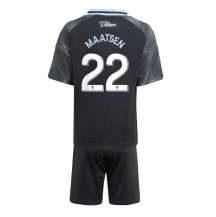 Aston Villa Ian Maatsen #22 Uit tenue Kids 2025-26 Korte Mouwen (+ broek)