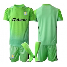 Aston Villa Keeper Uit tenue Kids 2025-26 Korte Mouwen (+ broek)