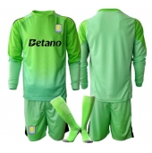 Aston Villa Keeper Uit tenue Kids 2025-26 Lange Mouwen (+ broek)