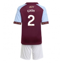 Aston Villa Matty Cash #2 Thuis tenue Kids 2025-26 Korte Mouwen (+ broek)