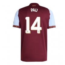 Aston Villa Pau Torres #14 Thuis tenue 2025-26 Korte Mouwen