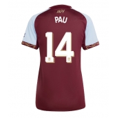 Aston Villa Pau Torres #14 Thuis tenue Dames 2025-26 Korte Mouwen
