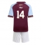 Aston Villa Pau Torres #14 Thuis tenue Kids 2025-26 Korte Mouwen (+ broek)
