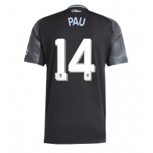 Aston Villa Pau Torres #14 Uit tenue 2025-26 Korte Mouwen