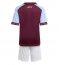 Aston Villa Thuis tenue Kids 2025-26 Korte Mouwen (+ broek)