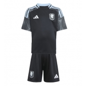 Aston Villa Uit tenue Kids 2025-26 Korte Mouwen (+ broek)