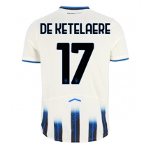 Atalanta Charles De Ketelaere #17 Uit tenue 2025-26 Korte Mouwen