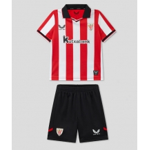 Athletic Bilbao Thuis tenue Kids 2025-26 Korte Mouwen (+ broek)